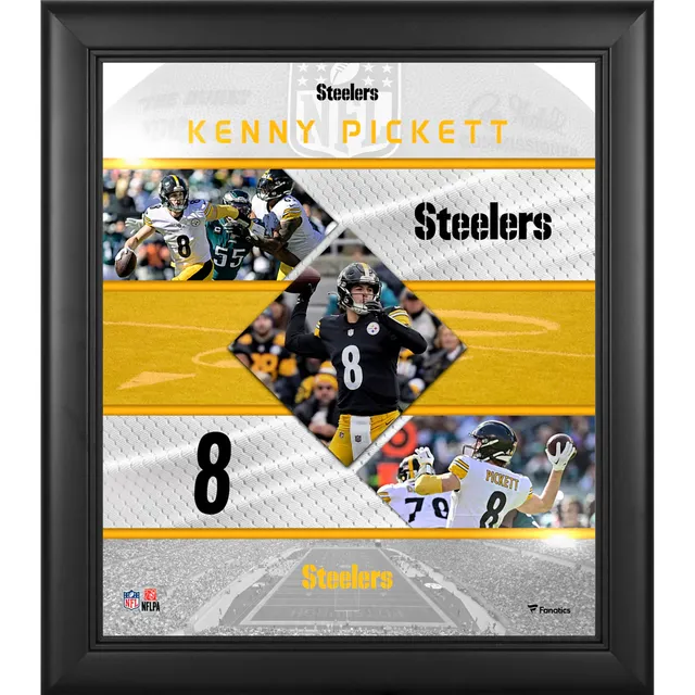 Lids Kenny Pickett Pittsburgh Steelers Fanatics Authentic Framed 15 x 17  Player Collage with a Piece of Game-Used Ball