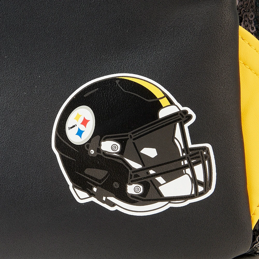 Loungefly Pittsburgh Steelers Mini sac à dos à sequins