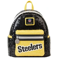 Loungefly Pittsburgh Steelers Sequin Mini Backpack