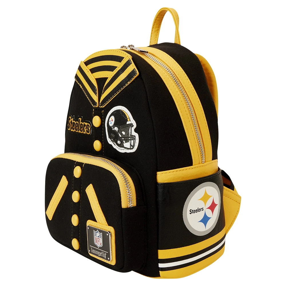 Loungefly Pittsburgh Steelers Varsity Mini Backpack