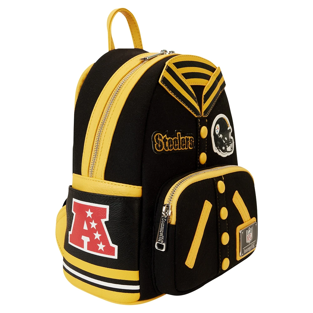 Loungefly Pittsburgh Steelers Varsity Mini Backpack