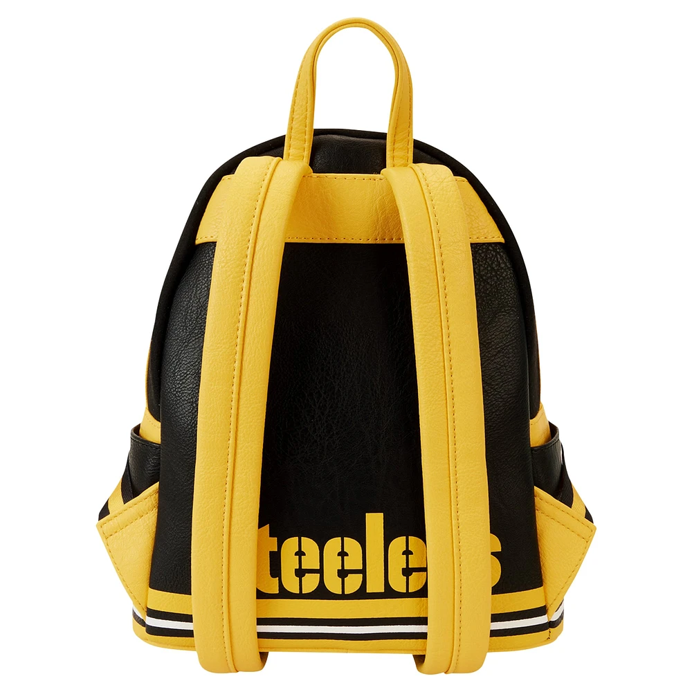 Loungefly Pittsburgh Steelers Varsity Mini Backpack