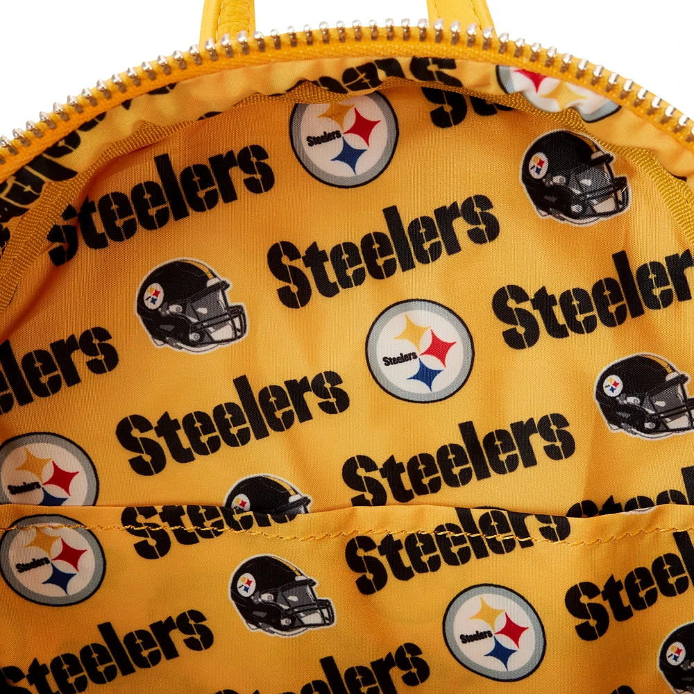 Loungefly Pittsburgh Steelers Varsity Mini Backpack