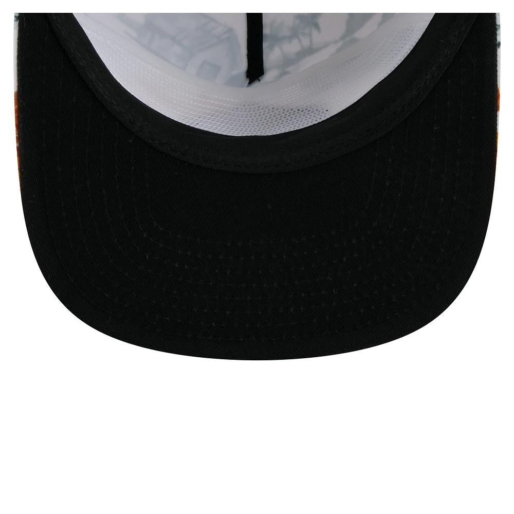 Men's New Era  White Pittsburgh Steelers Adventure Golfer Snapback Hat