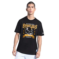 Men's Starter  Black Pittsburgh Steelers Sphere T-Shirt