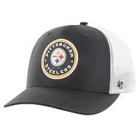 Casquette extensible noire '47 Pittsburgh Steelers Disclose Trophy pour homme