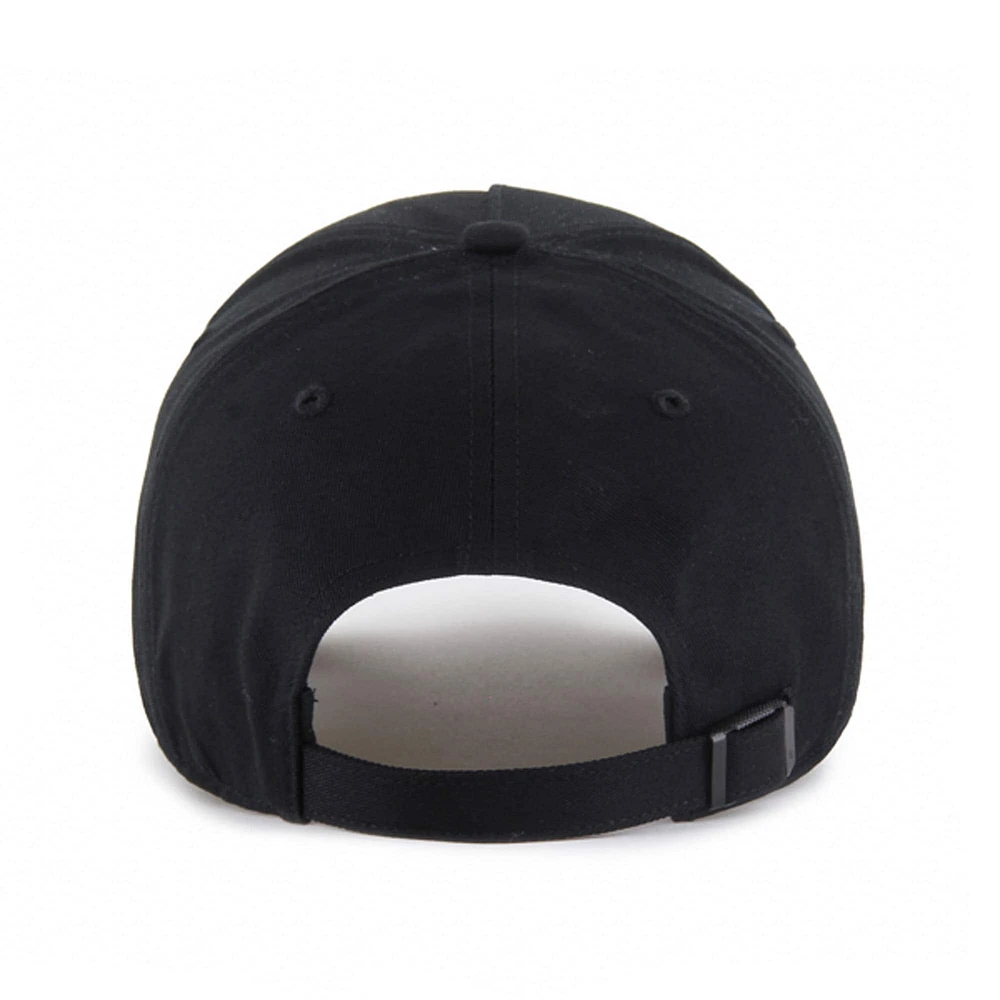 Men's '47 Black Pittsburgh Steelers Foundation Offside Adjustable Hat