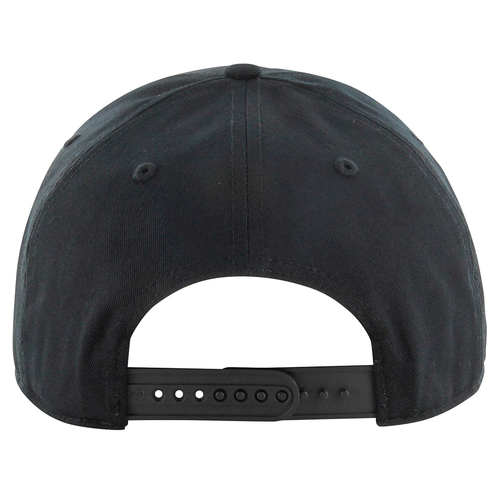 Casquette ajustable Hitch noire '47 pour homme des Pittsburgh Steelers