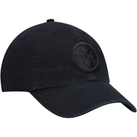 Men's '47 Black Pittsburgh Steelers Team Tonal Clean Up Adjustable Hat