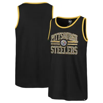 Men's Mitchell & Ness Heathered Black Pittsburgh Steelers