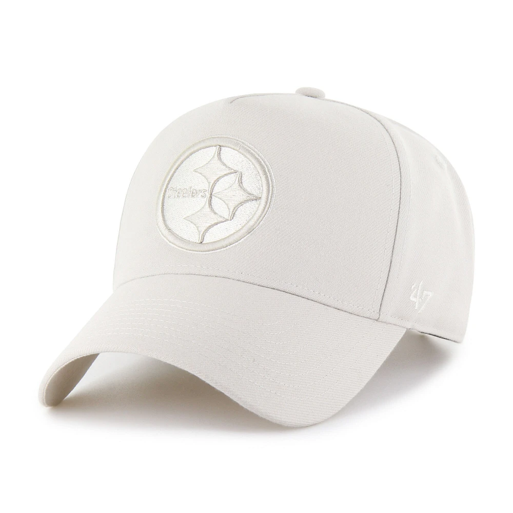 Casquette ajustable « 47 Cream Pittsburgh Steelers Ballpark Offside » pour homme