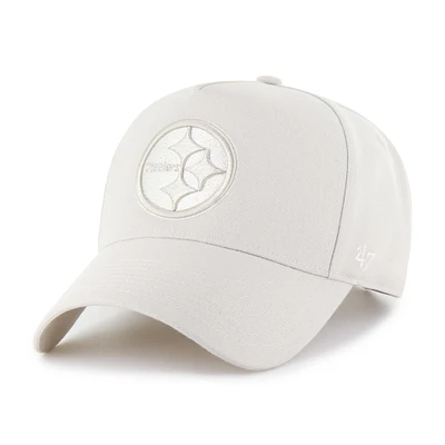 Casquette ajustable « 47 Cream Pittsburgh Steelers Ballpark Offside » pour homme