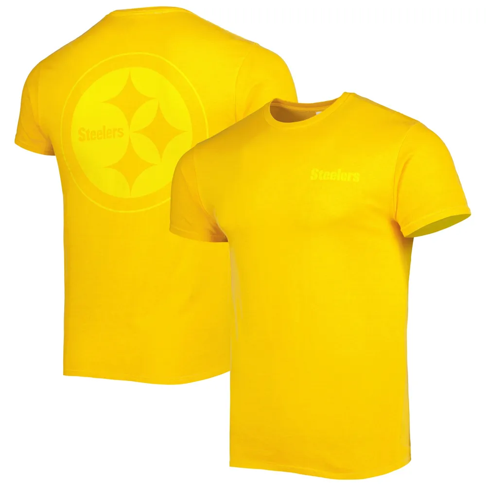 Men's '47 Gold Pittsburgh Steelers Fast Track Tonal Highlight T-Shirt