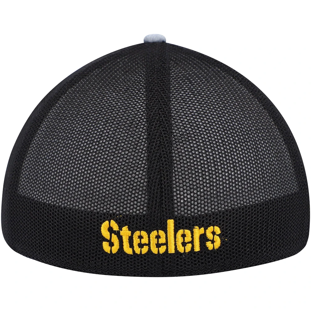 Casquette '47 Heathered Grey/Black Pittsburgh Steelers Motivator Flex pour homme