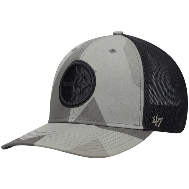 Lids Pittsburgh Steelers '47 Altitude II MVP Trucker Snapback Hat - Black