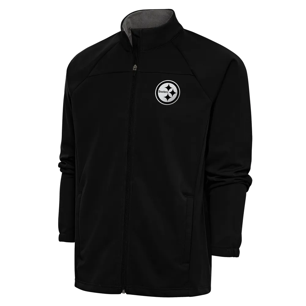 Dunbrooke Black Pittsburgh Steelers Triumph Fleece Full-Zip Jacket