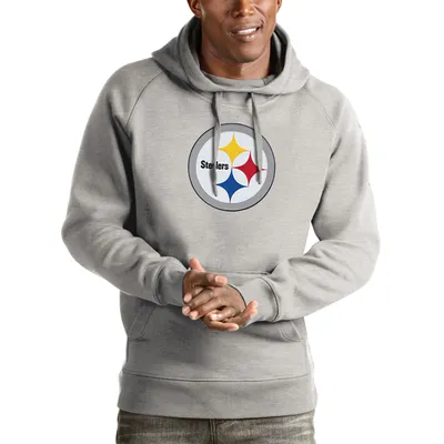 The Wild Collective Men's Black Pittsburgh Steelers Camo Pullover