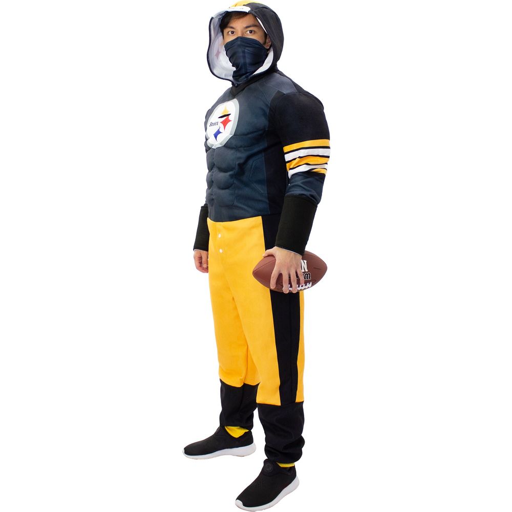 Men's Black Pittsburgh Steelers Game Day Costume