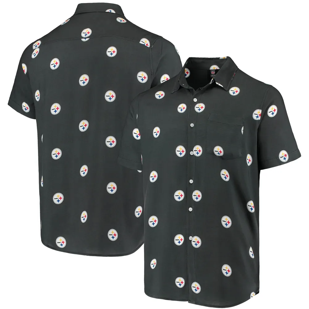 steelers button up shirt