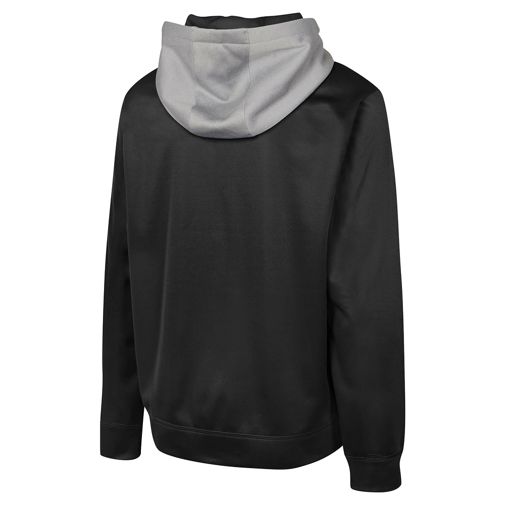 Veste à capuche noire entièrement zippée Replay Fashion Graphic des Pittsburgh Steelers pour hommes