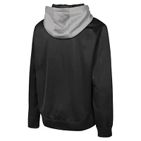 Veste à capuche noire entièrement zippée Replay Fashion Graphic des Pittsburgh Steelers pour hommes