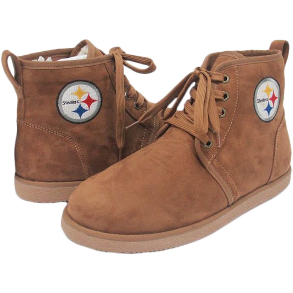 Men's Cuce Pittsburgh Steelers Moccasin Boots