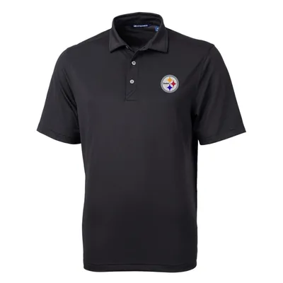 Cutter & Buck Men's Pittsburgh Steelers Polo Shirt Size L Short