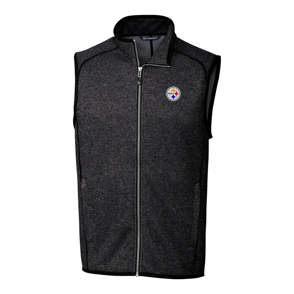 steelers fleece vest