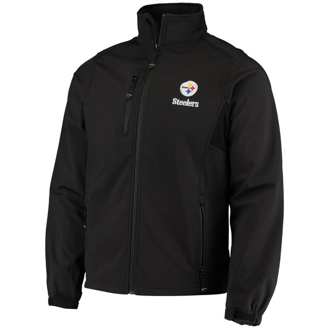 Dunbrooke Men's Dunbrooke Black Pittsburgh Steelers Circle Softshell Fleece  Full-Zip Jacket