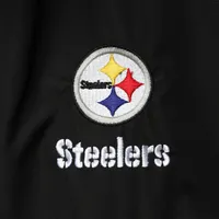 Veste en molleton entièrement zippée Dunbrooke Pittsburgh Steelers Triumph pour hommes, noire
