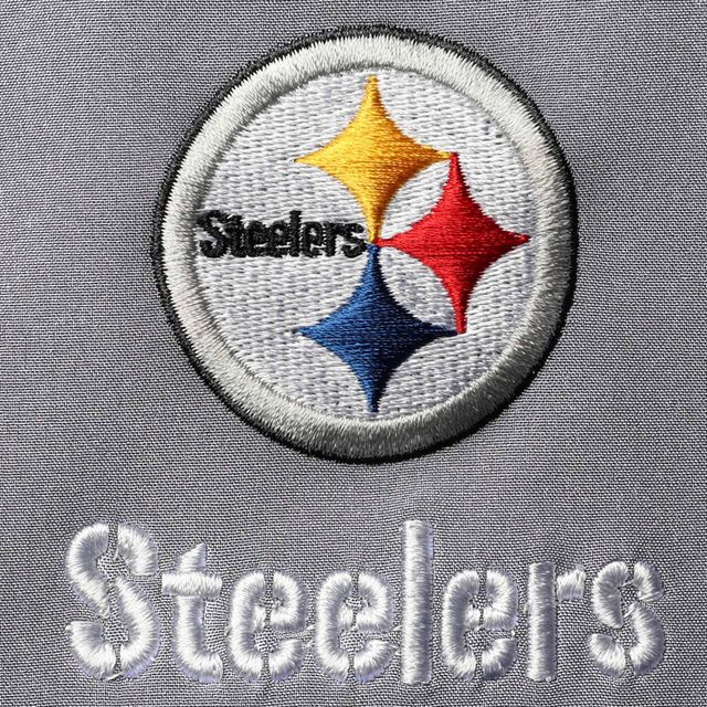 Blouson à fermeture éclair intégrale Dunbrooke Charcoal Pittsburgh Steelers Sonoma pour hommes