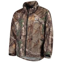 Men's Dunbrooke Realtree Camo Pittsburgh Steelers Circle Sportsman Waterproof Packable Full-Zip Jacket