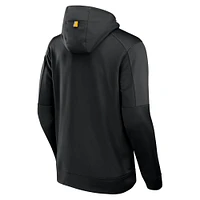 Men's Fanatics Black Pittsburgh Steelers Defender Full-Zip Hoodie