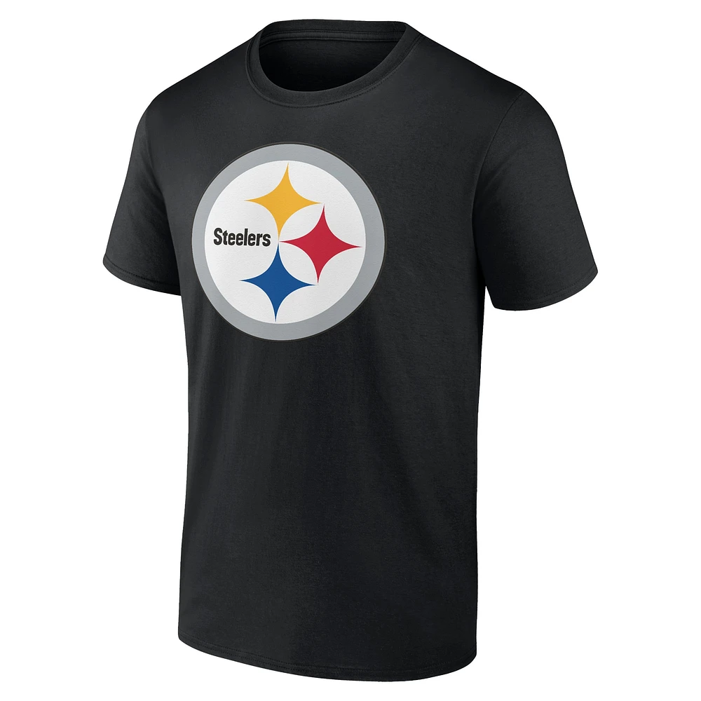 Men's Fanatics Black Pittsburgh Steelers Father's Day T-Shirt