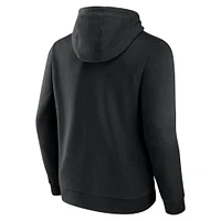 Men's Fanatics Black Pittsburgh Steelers Geometric Chrome Pullover Hoodie