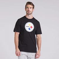 Men's Fanatics Black Pittsburgh Steelers Legacy Cotton T-Shirt