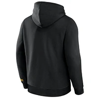 Men's Fanatics Black Pittsburgh Steelers Legacy Fleece Pullover Hoodie