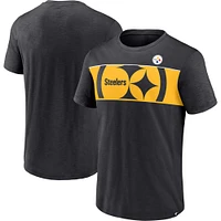 T-shirt Ultra noir Pittsburgh Steelers Fanatics pour hommes