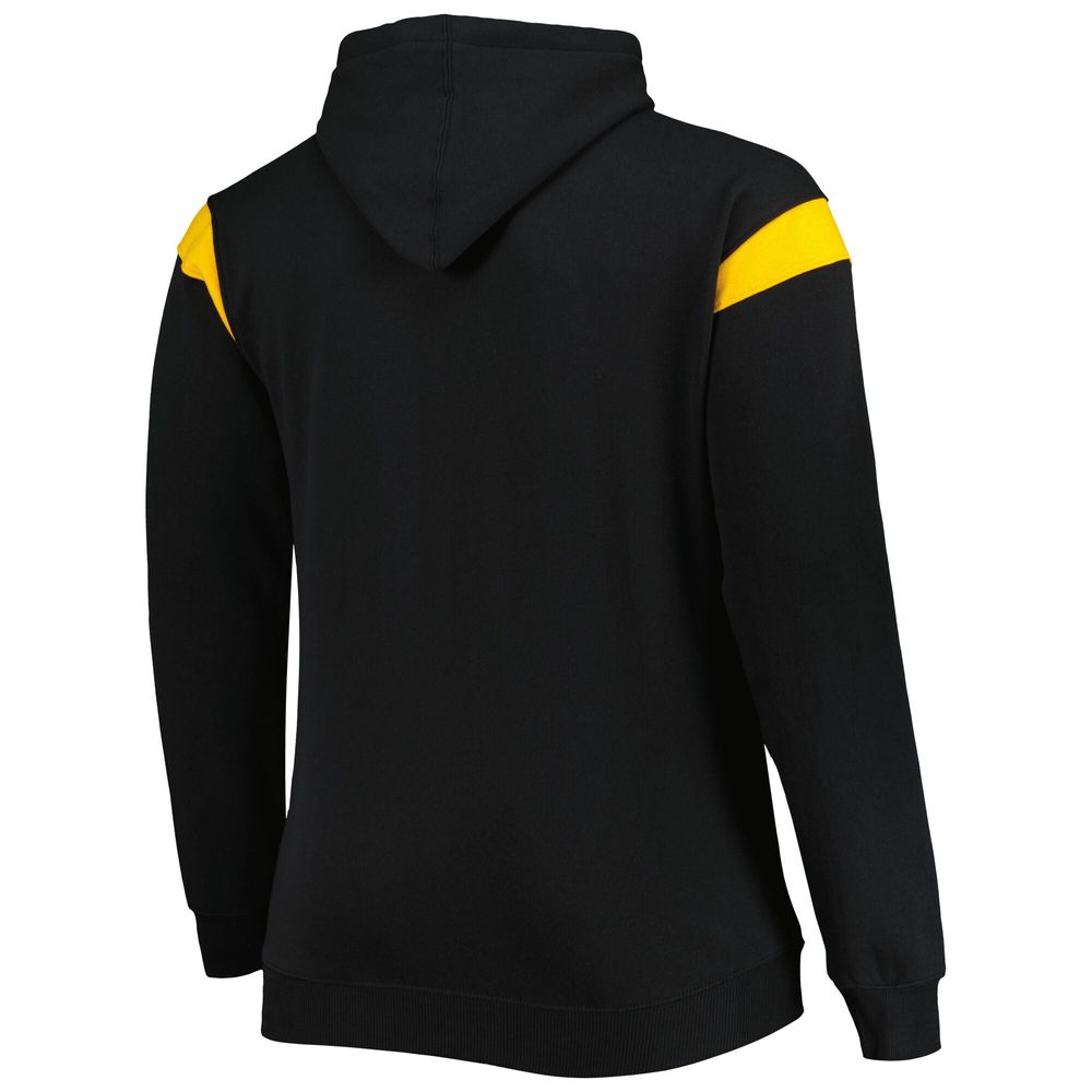 Fanatics Branded Black Pittsburgh Steelers Big And Tall Pullover