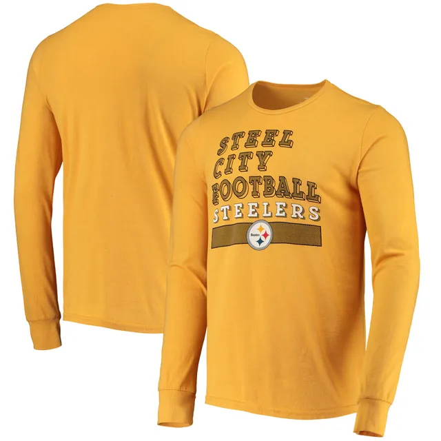 Pittsburgh Steelers Fanatics Branded Women's Plus Size Primary Logo Long  Sleeve T-Shirt - Black