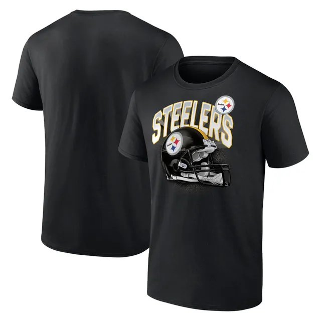 Men's Black/Heathered Gray Pittsburgh Steelers Big & Tall Team