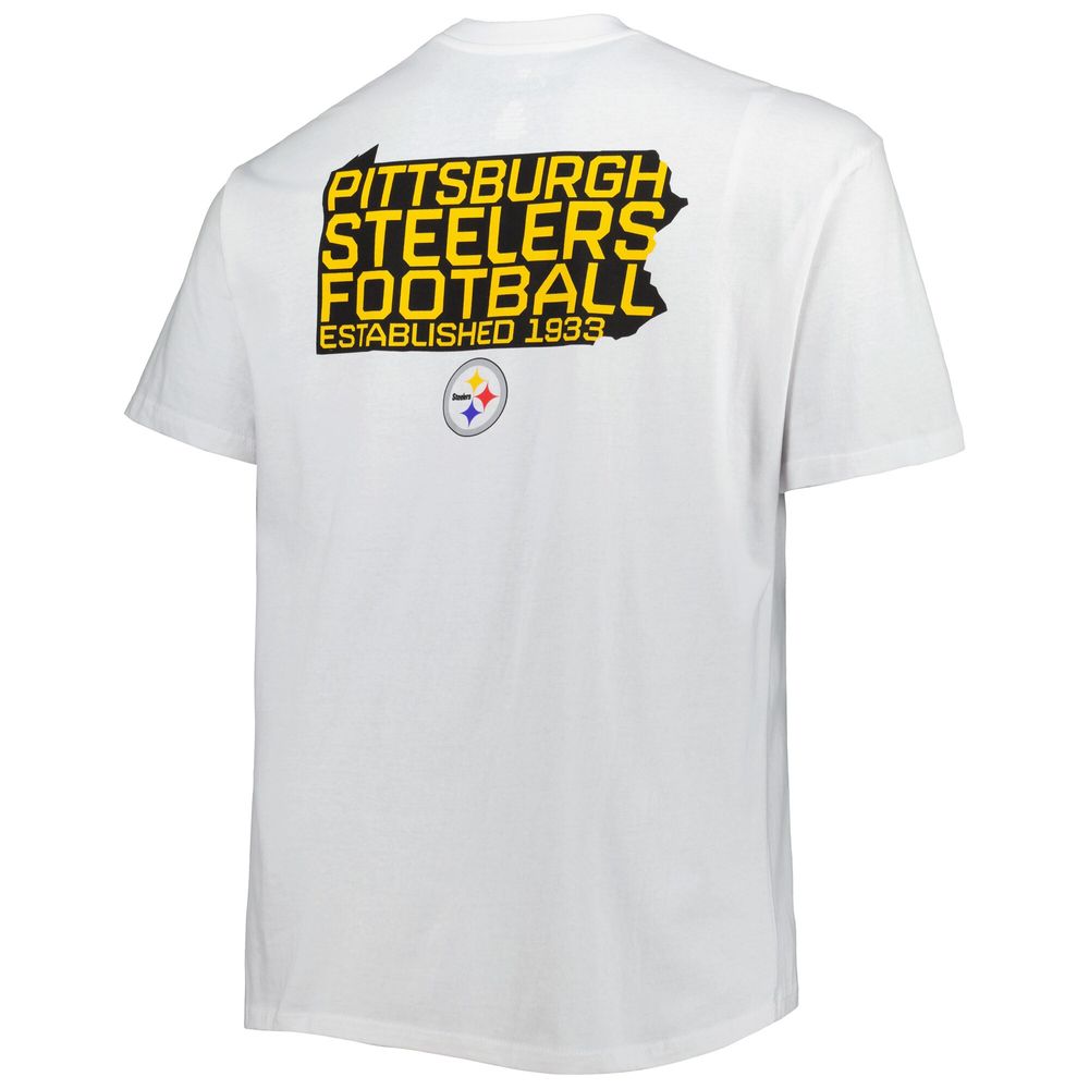 Fanatics Pittsburgh Steelers Big & Tall Hot Shot Crewneck Tee - Big