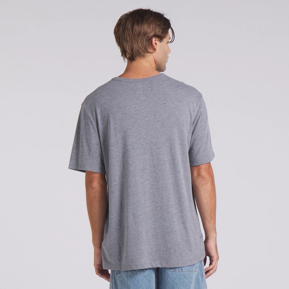 T-shirt tri-blend gris chiné Fanatics pour homme des Steelers de Pittsburgh