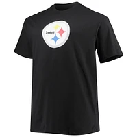 Men's Fanatics Najee Harris Black Pittsburgh Steelers Big & Tall Player Name Number T-Shirt