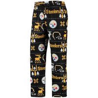 Men's FOCO Black Pittsburgh Steelers Wordmark Ugly