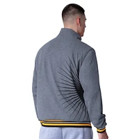 Men's G-III Extreme Black Pittsburgh Steelers Strong Arm Reversible Full-Zip Jacket