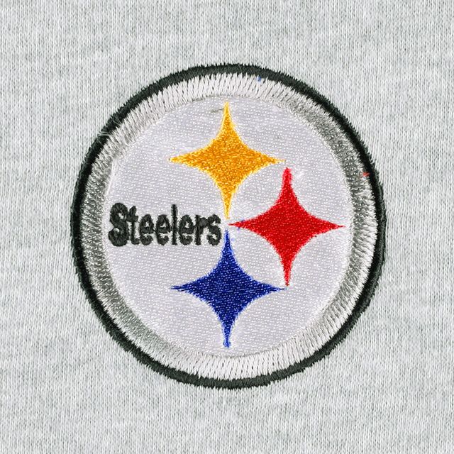 Profile Men's Heather Gray Pittsburgh Steelers Big and Tall Fleece