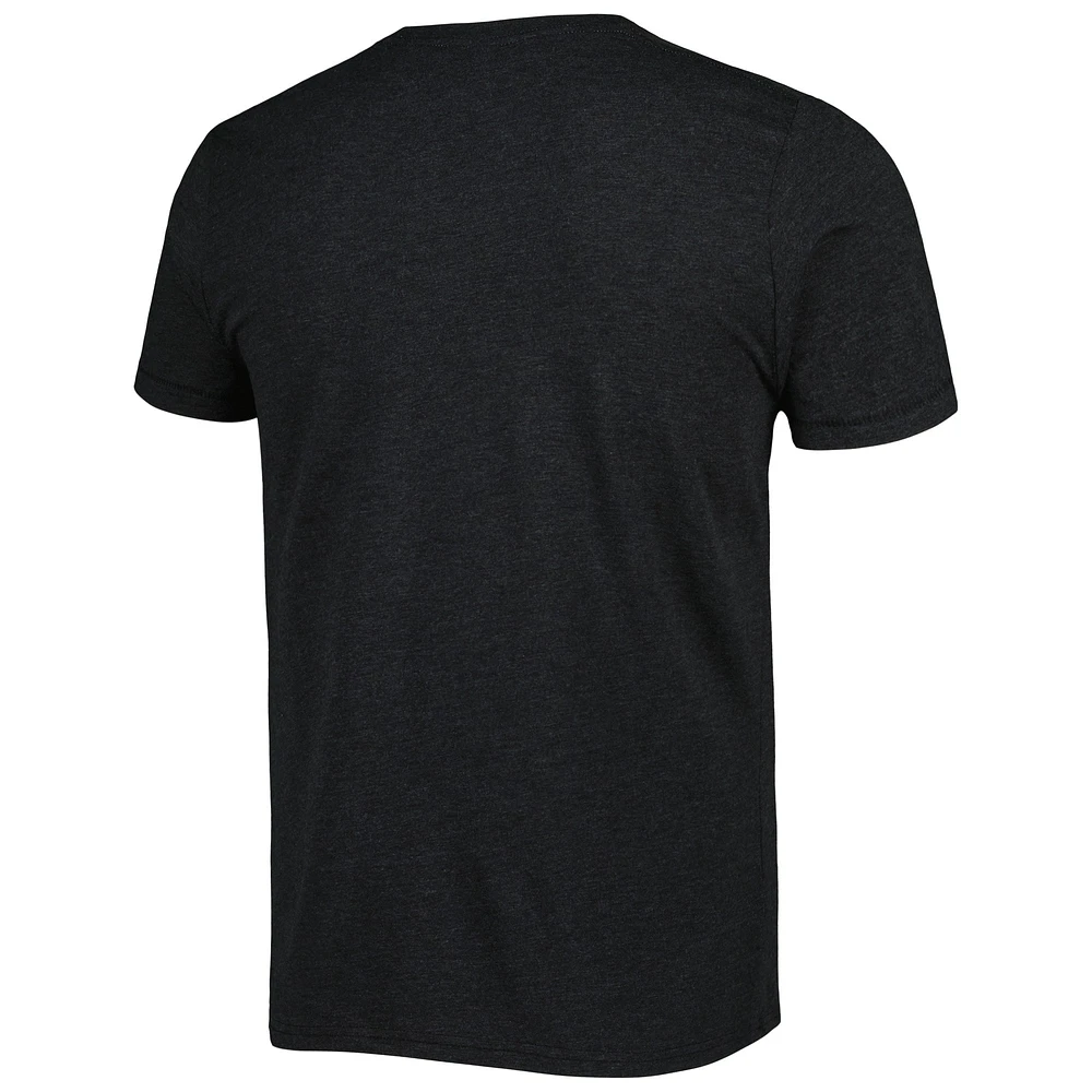 Men's Homage Najee Harris & T.J. Watt Heathered Black Pittsburgh Steelers NFL Jam Tri-Blend T-Shirt