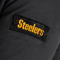 Men's J. Palmer Black Pittsburgh Steelers QB1 Full-Zip Sweatshirt