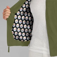 Veste légère à fermeture éclair complète J. Palmer Olive Pittsburgh Steelers Cover-4 Tri-Blend pour homme